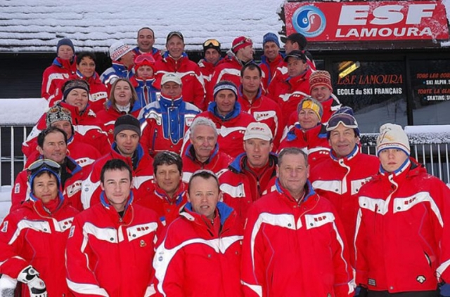  Monitores de la escuela de esquí 